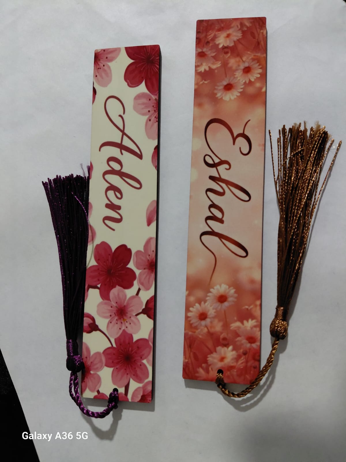 Personalized bookmarks created by Vivid Style