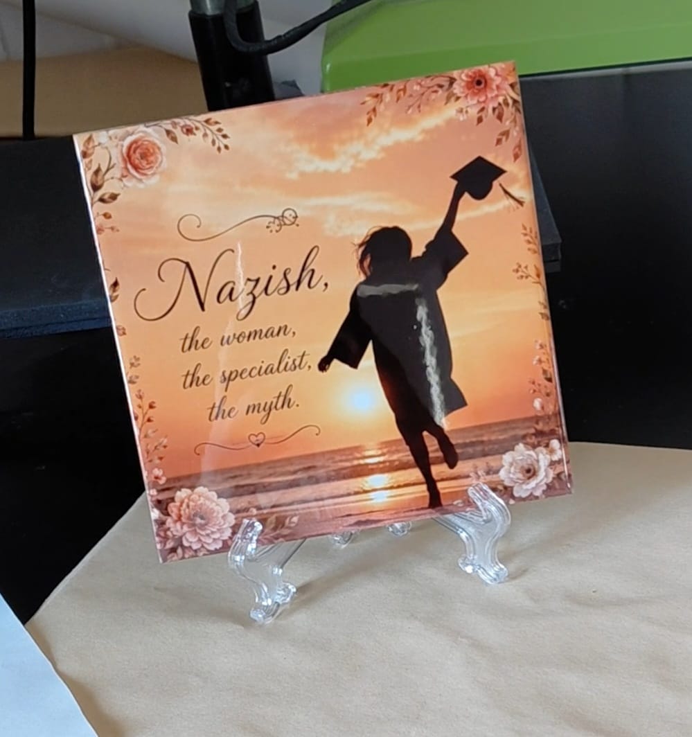 Ceramic tile frame created by Vivid Style