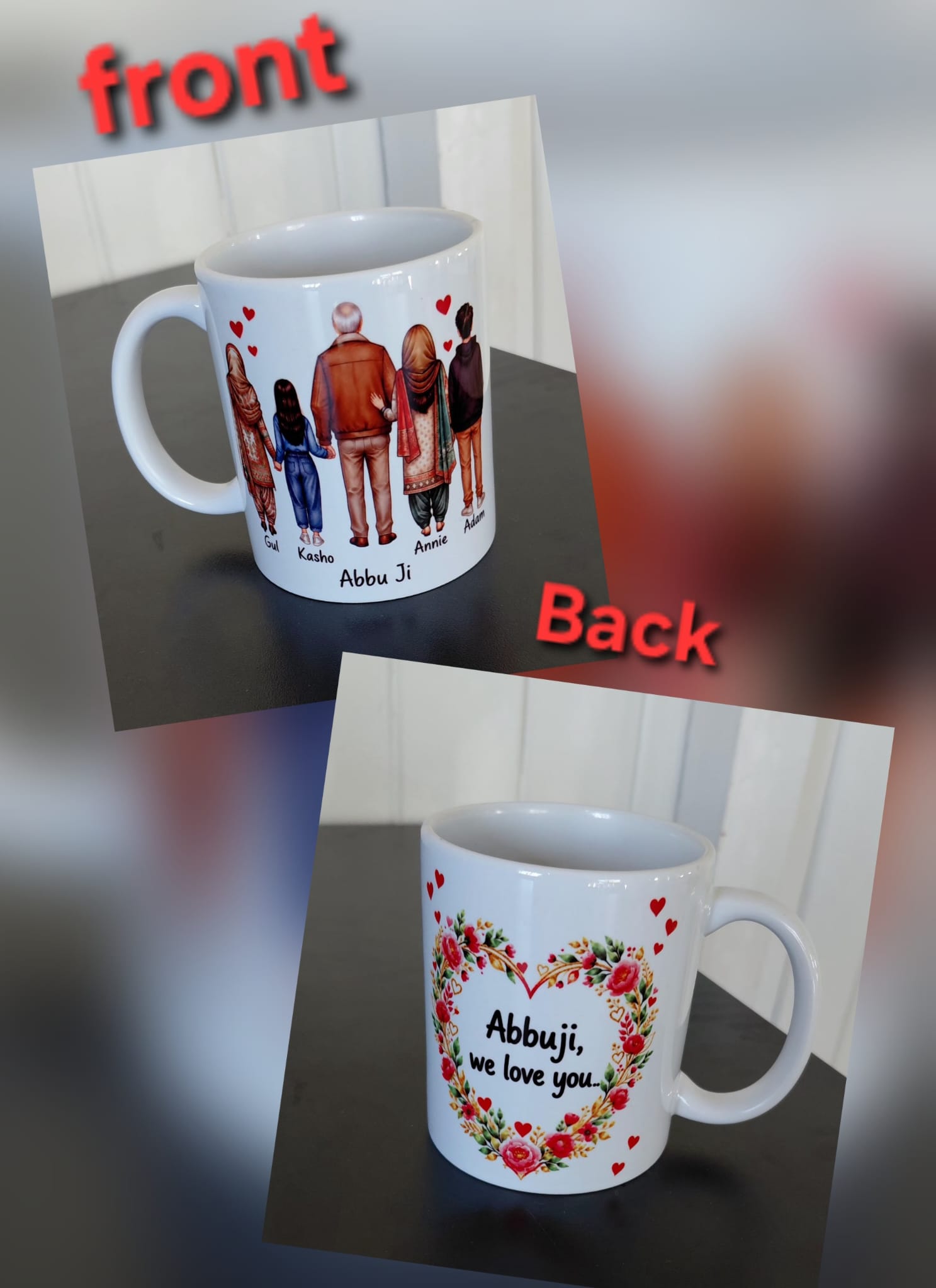 Customized 11 oz ceramic mug