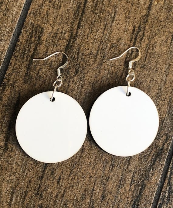 Circle earrings available for customization