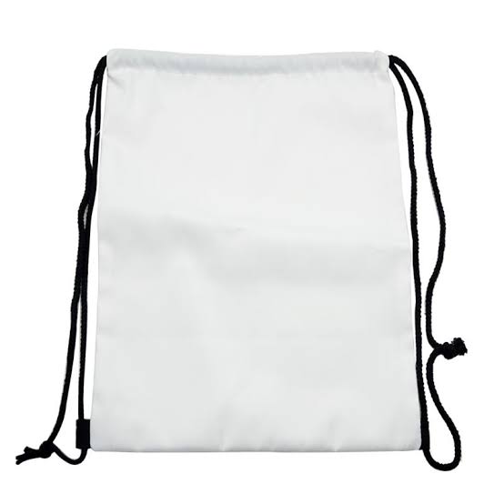 Drawstring bag available for customization