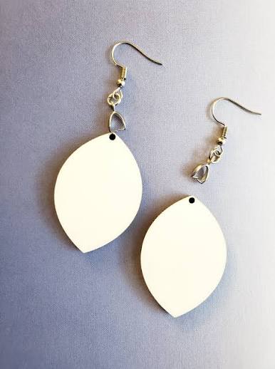 Leaf earrings available for customization