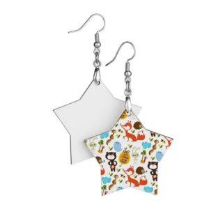 Star earrings available for customization