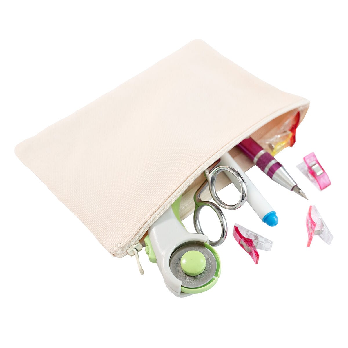 Zipper pouch available for customization